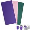 EVDZNA 3 Pezzi Mug Sublimazione, Cuscinetto in Silicone Sublimato, Sublimazione Silicone per Tazze Cricut, Compatibile con Pressa per, in Silicone a Sublimazione in 3 Spessori, Verde-Viola-Rosa