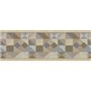 PENSIERI DELICATI Passatoia 52x150 cm, Realizzata in Cotone e PVC, Made in Italy, Passatoia Lavabile In Lavatrice A 40°, Fantasia Triangoli