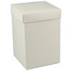 Aurora Store 50 Scatole in Cartone con Coperchio Bianco Pieghevole Fai da Te 10x10x15 cm bomboniera Matrimonio Battesimo Comunione Regalo Muffin Porta Confetti