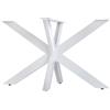 CLP Gambe del tavolo Hardwick I Guide per tavoli fai da te con altezza di 71 cm, Colore:bianco, Dimensione:120x68x71 cm