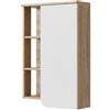 Vicco Mobile bagno Karen, Sonoma/Bianco, 50 x 75 cm