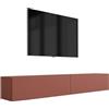 3E 3xE living.com Mobile TV - mattone - 200 (2 x 100) x 34 x 32 cm - Stile moderno