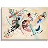 Signorbit Tela Kandinsky On White Stampa su Tela (100x140 cm)