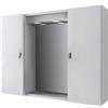 Bagno Italia Specchiera Specchio con contenitore da 80x60x17 bianco due ante con maniglie l