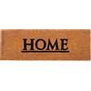 Jute & Co. Zerbino in cocco colore caramello, scritta HOME nera, fondo in gomma 26x75 cm