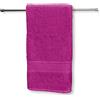 LARA MORADA - Set Asciugamano Telo Doccia in Spugna IDROFILA, Cotone 100%, Tinta Unita, Accessori Bagno 1 Telo Doccia da 90X140cm, 450 Gr/mq Fuxia