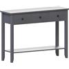 Vida Designs Consolle, Grigio, 3 Drawer