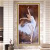Txier Diamond Painting Ballerina Bianca,Diamond Painting Grandi Dimensioni Kit Pittura Diamante 5D,Quadri con Perline Hobby Creativi Adulti,Disegni con Diamantini Crystal,Decorazione da Parete 40x80cm M83