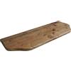 MODULARREDO | SATURNO Mensola da Muro, Mensola Legno, Scaffali Legno, Mensola da Parete, 76x24x2.4 cm, Noce - Made in Italy