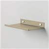 Steelnovo | Ortis, Mensola da Bagno in Metallo Verniciato, Mensola da Parete Portaoggetti, 20x3x14 cm, Colore Beige, Design Moderno e Minimal, Scaffale da Muro, Porta Accessori, Made in Italy