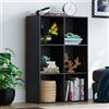 Vida Designs Durham Cube Libreria Organizer Soggiorno Libreria Mobili Casa Ufficio (6 Cubi, Nero)