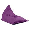 Avalon - Puff Poltrona Sacco da Esterno e Interno Gigante Shongo Deluxe Sfoderabile, Pouf Sacco Sartoriale, Bean Bag per Sedersi Impermeabile, Perfetto da Giardino, Made IT(140x175cm-Viola)