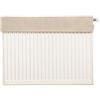 Cozomiz Copertura Antipolvere per Radiatore Riscaldante, Lavabile per Termosifone e Casa, 60cm L x 10cm La, Caffè