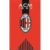 AC Mailand Milan Original AC Mailand Milan XL Tappeto/Felpo/Coperta 80 x 50 cm nuovo 2012