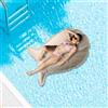 Avalon - Cuscino Galleggiante per Piscina Pouf Poltrona Sacco SQUAMA, Pouffe Amaca, Pouf a Sacco in Tessuto Tecnico Antistrappo e Impermeabile, Arredo Moderno, Made in Italy(145x99cm-Corda)