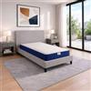 Baldiflex Materasso a Molle 20 cm, Singolo 80x190 cm, RelaxOne Molle 20, Sostegno Dinamico, Ortopedico Anallergico e Antibatterico, 100% Made in Italy