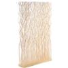 CREEDWOOD Bello PARAVENT Kinki | 110x70x17cm, divisorio in legno di salice | ramoscello, schermo, parete divisoria decorativa, parete divisoria mobile, elemento decorativo in salice | Colore: sbiancato
