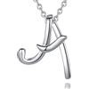 EUDORA Harmony Ball Collana Iniziale Argento Sterling 925 26 Lettere dell'Alfabeto Ciondolo Personalizzato Nome Gioielli Collane Regali per Donne Ragazze Festa della Mamma, Catena 45 cm