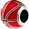 LES FOLIES DI PAOLA GRIECO Charm Basket Pallone Pallacanestro Sport ciondolo in argento 925 - Les Folies per Pandora