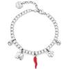 Brosway Bracciale Donna in Acciaio e Cristalli con Simbolo Cornetto | Collezione Chakra - BHKB245