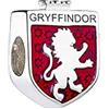 Harry Potter Sterling Silver Spacer Bead Gryffindor