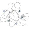 Schmuck Les Poulettes LES POULETTES BIJOUX - Collana Argento 925 e 8 Perle Barocche Grigio Scuro e Grigio Chiaro
