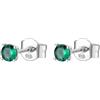 Brosway Orecchini Donna, Orecchini a Lobo in Argento e Life Green | Collezione FANCY - FLG37