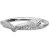 PIERCINGLINE Segmentring Clicker in acciaio chirurgico serpente Piercing per orecchio naso setto nasale colori e dimensioni a scelta e Diametro interno 12 mm. colore argento cod. SLX2150SI12