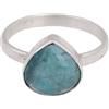 Meadows Anello naturale di fluorite in argento Sterling 925, anelli fatti a mano, per donne, Gemma, Fluorite