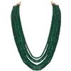 Ratnavali Jewels Collana di Gioielli in Filo di Perle di Quarzo Multicolore a 7 Linee da Donna