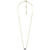 Fossil Collana Da Donna In Argento Sterling, Lunghezza: 457mm+50mm, Larghezza: 12.4mm, Altezza: 7.6mm Oro, Argento Collana In Argento Sterling Placcato Oro 14K, JFS00581998
