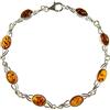 Bracciali - Cozmos Bracciale donna in ambra naturale baltica e argento 925-20cm
