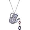 Swarovski Alice au Pays des Merveilles - Théière - Collier - Swarovski