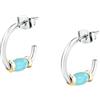 Morellato Orecchini Cerchio da Donna in Acciaio a Cerchio, Perle, Collezione COLORI SUMMER
