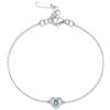 Brosway Bracciale Donna in Argento e Cloud Light Blue con Simbolo Cuore | Collezione Fancy - FFB116