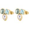 Brosway Orecchini Donna, Orecchini a Lobo in Acciaio e Cristalli | Collezione SYMPHONIA - BYM178