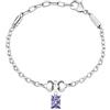Morellato Bracciale Donna in Acciaio, Zirconi Viola, Collezione DROPS - SCZ1370