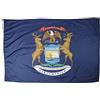 Annin Flagmakers Annin Michigan State Flag, Multi-Color, 4 by 6 Foot