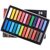 YOFDAL Gessetti per capelli 24 colori | Set compatto lavabile e atossico | Colori temporanei per capelli bambini e adulti | Look creativo per feste, festival e travestimenti | Facile da usare
