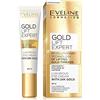 Eveline Cosmetics Gold Lift Expert - Crema per occhi antirughe con oro 24 carati, 15 ml