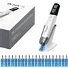 Lazzybeauty Dr. Pen M9 Penna Microneedling Wireless con 22 Cartucce, Display LED e Regolazione 0-2,5 mm, 6 Velocità, Sistema Cartridge Intelligente per Cura della Pelle