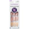 kiss new york KISS ImPRESS Press-On Manicure, Dorothy, quadrato a breve lunghezza, con tecnologia PureFit, include tamponi per preparazione, mini laglia, stick per cuticole e 30 unghie finte