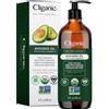 Cliganic Olio biologico Avocado, 240 ml - USDA Certified - Non-GMO - Natural Face Oil - Rich in Vitamin E and Oleic Acid - Vegan, Cruelty-Free Oil - for Hair, Face, and Body - For All Hair/Skin Types