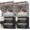 Silium Cosmetici - Colorazione Permanente per Capelli 7.0 Biondo Intenso, senza Ammoniaca, 100% Copertura Capelli Bianchi, in 10 minuti, pack da 2
