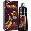 Jimklpy Shampoo Colorante Viola 500ml, Per Capelli Biondi, Decolorati, Bianchi E Platino, Neutralizza Le Sfumature Gialle E Rame, Corregge Il Colore, Hair Dye Shampoo