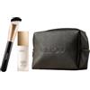MERODA® Changing Foundation SPF 15 [PELLE CHIARA A MEDIA] - Set con Pennello Essenziale e Borsa da Viaggio