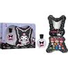 AIR-VAL INTERNATIONAL Kuromi - Astuccio con EDT da 50 ml e tavolozza trucco