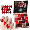 Generico Solid Gel Nail Polish, Cream Nail Gel, 16-Color Gel Polish, Manicure Gel Palette, Manicure Palette Tiny Solid Nail Gel Polish Glue For Women Girls Home Salon