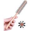 PERFEHAIR Spazzola rotonda piccola per capelli corti, mini rullo Quiff da 2,5 cm, per donne e uomini, ideale per capelli sottili, frangia, barba, styling, sollevamento e arricciatura