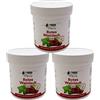 Preisjubel 3 x 250 ml gel rosso per vene e gambe stanche, balsamo per foglie di vino